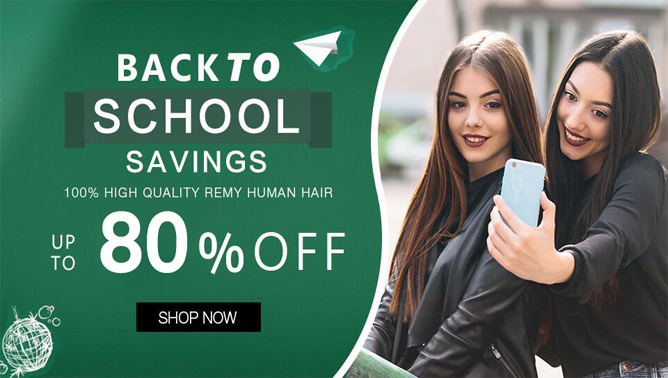 2021 Back to school Sale with our Hair Extensions Canada