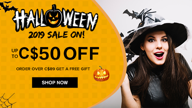 2019 Halloween Sale with our Hair Extensions Canada