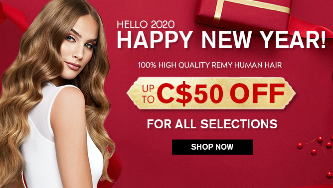 2020 New Year Sale with our Hair Extensions Canada