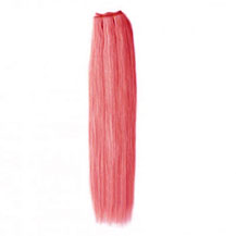16 inches Pink Straight Indian Remy Hair Wefts