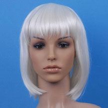 Costume Wig For Party Straight White