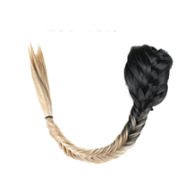 24 inches Fishtail Braid in Color #1BT27/613