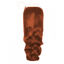 22 inches 50g Human Hair Secret Extensions Wavy Dark Auburn (#33)